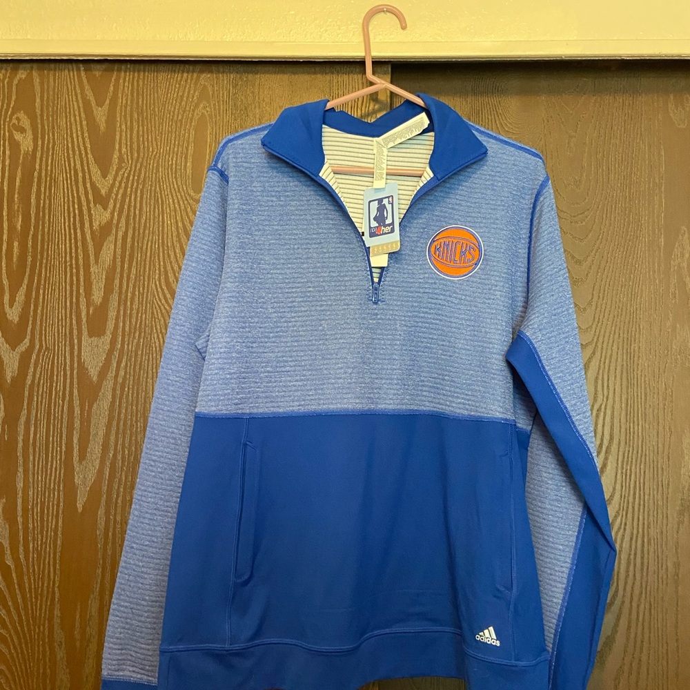 NBA for her New York Knicks Half zip long sleeve